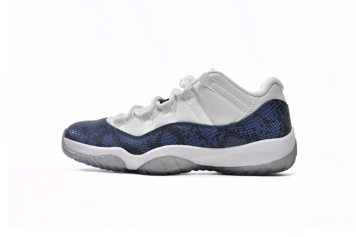 Jordan 11 Navy Snakeskin