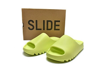 Adidas Yeezy Slide Glow Green Reps Sneaker GX6138  01