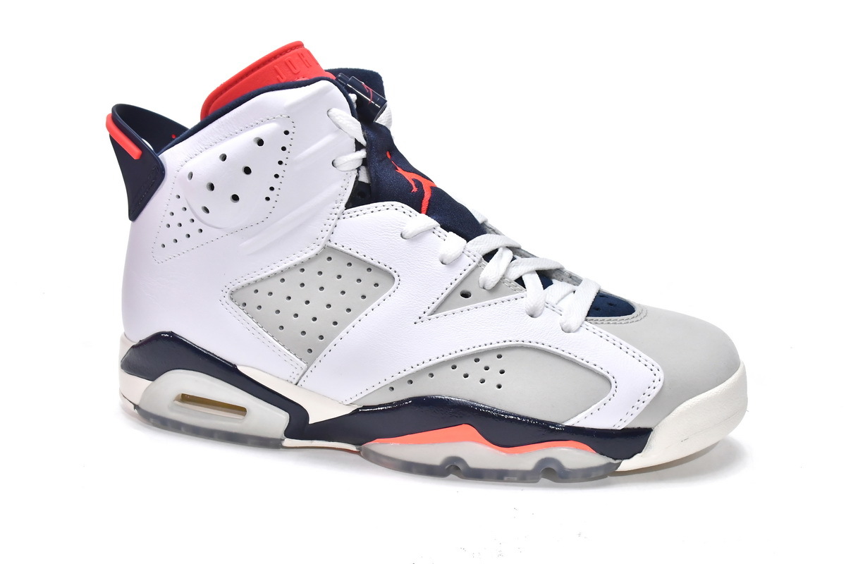 Reps Sneakers Air Jordan 6 Retro Tinker White Red 384664-104