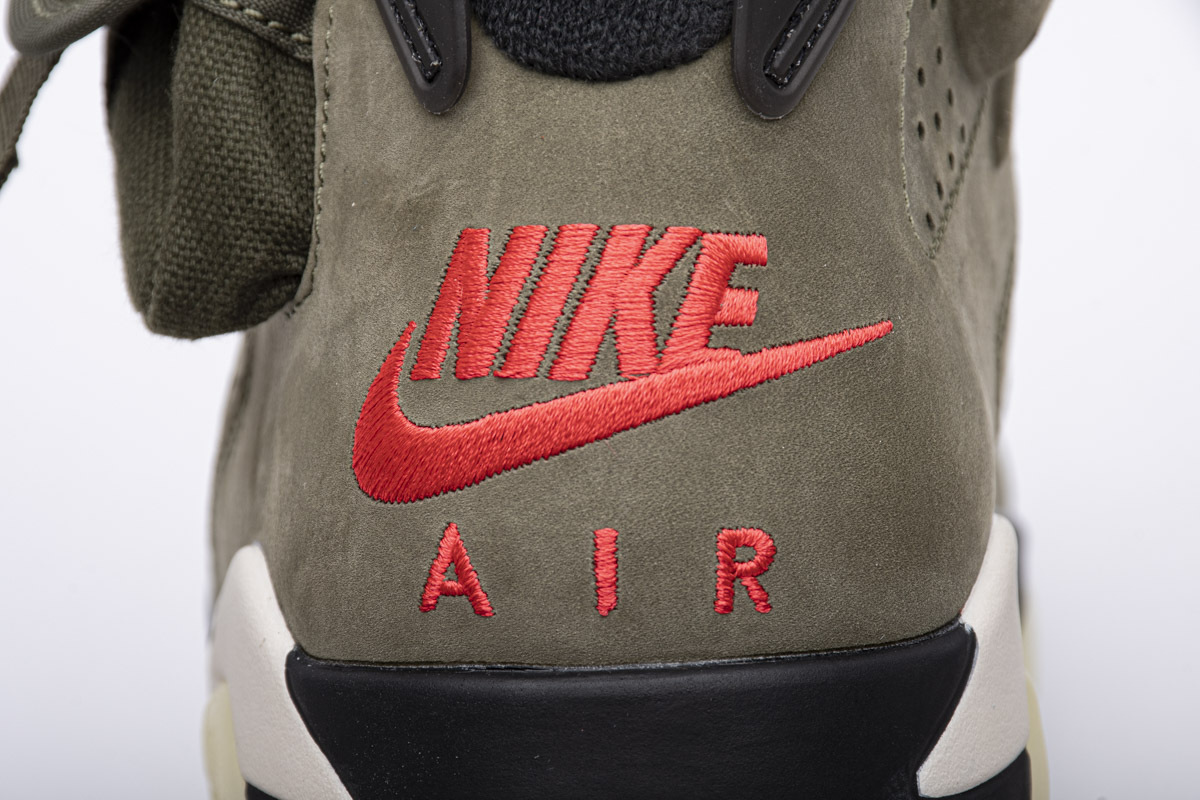 Reps Sneakers Travis Scott X Air Jordan 6 “Medium Olive” CN1084-200 