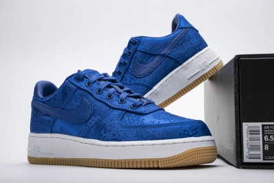 Reps Sneakers Fragment Clot x Nike Air Force 1 PRM Game Royal CJ5290-400  01