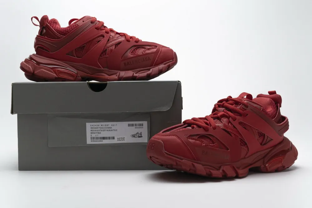Reps Sneakers Balenciaga Track Trainer Red 542023W2LA16000