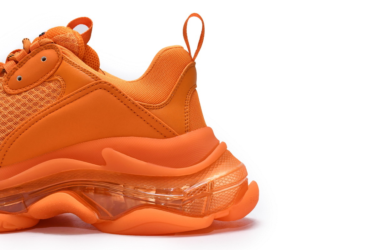 clear orange balenciaga