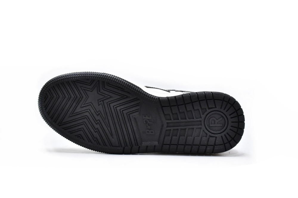 Bape Sk8 Sta Low White Black Reps Sneaker 1H80-191-020