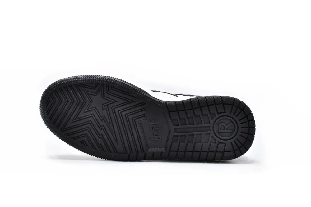 Bape Sk8 Sta Low White Black Reps Sneaker 1H80-191-020