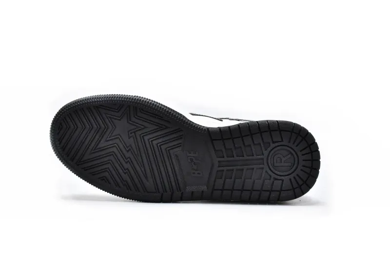 Bape Sk8 Sta Low White Black Reps Sneaker 1H80-191-020