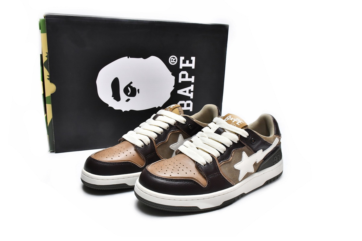 Fake bape sk8 sta Brown