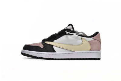 Travis Scott x Air Jordan 1 Low Black Pink Reps Sneaker DM7866-066 01