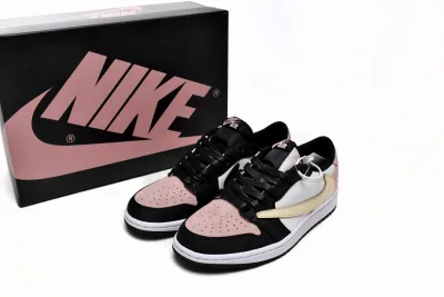 Travis Scott x Air Jordan 1 Low Black Pink Reps Sneaker DM7866-066 02