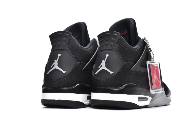 Jordan 4  Black Canvas replica