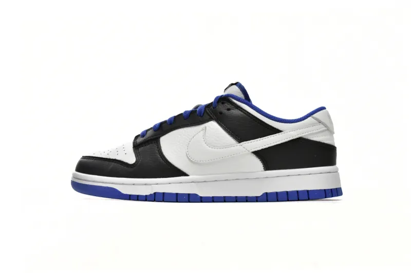 Blue Black and White Dunks