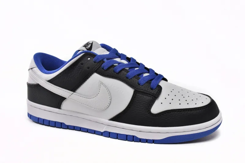 blue black white Dunks