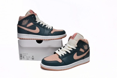 Air Jordan 1 Mid Dark Teal Green Reps Sneaker Reps Sneaker BQ6472-308 02