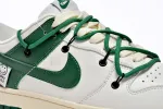 bandage white green dunk low