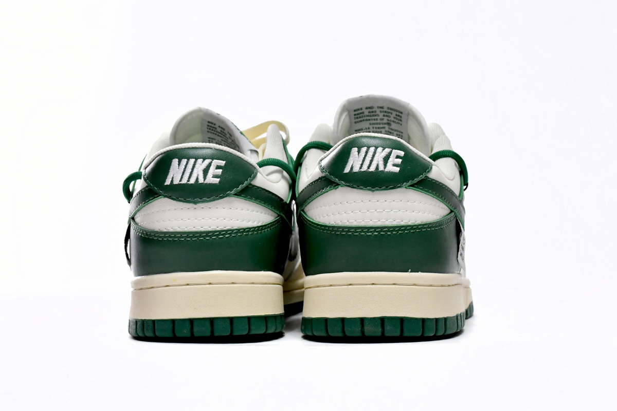 white green dunk bandage