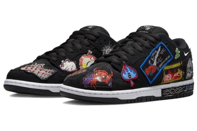 Nike SB Dunk Low Pro QS Neckface Reps Sneaker DQ4488-001 02