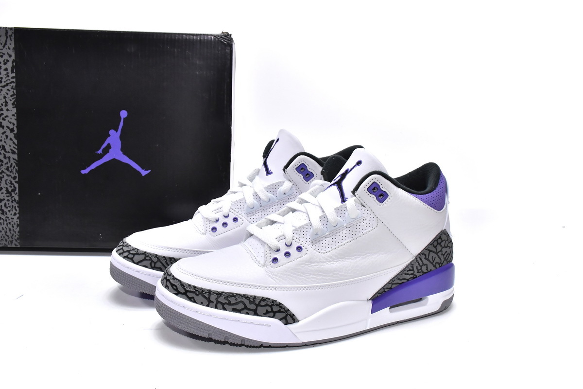 jordan 3 Dark Iris fake