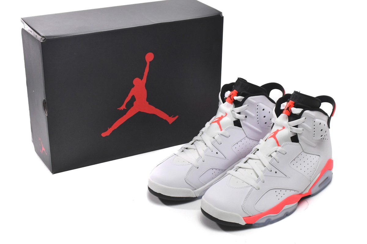 fake jordan 6 infrared white