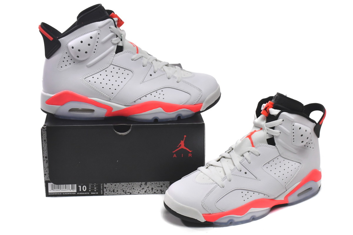 jordan 6 infrared white