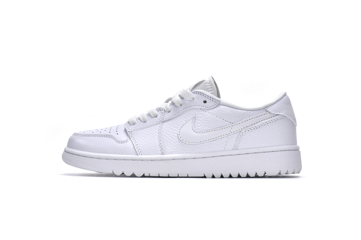 jordan 1 Golf Triple White low