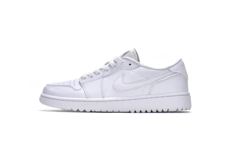 jordan 1 Golf Triple White low