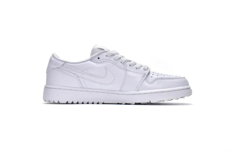 Golf Triple White jordan 1 low