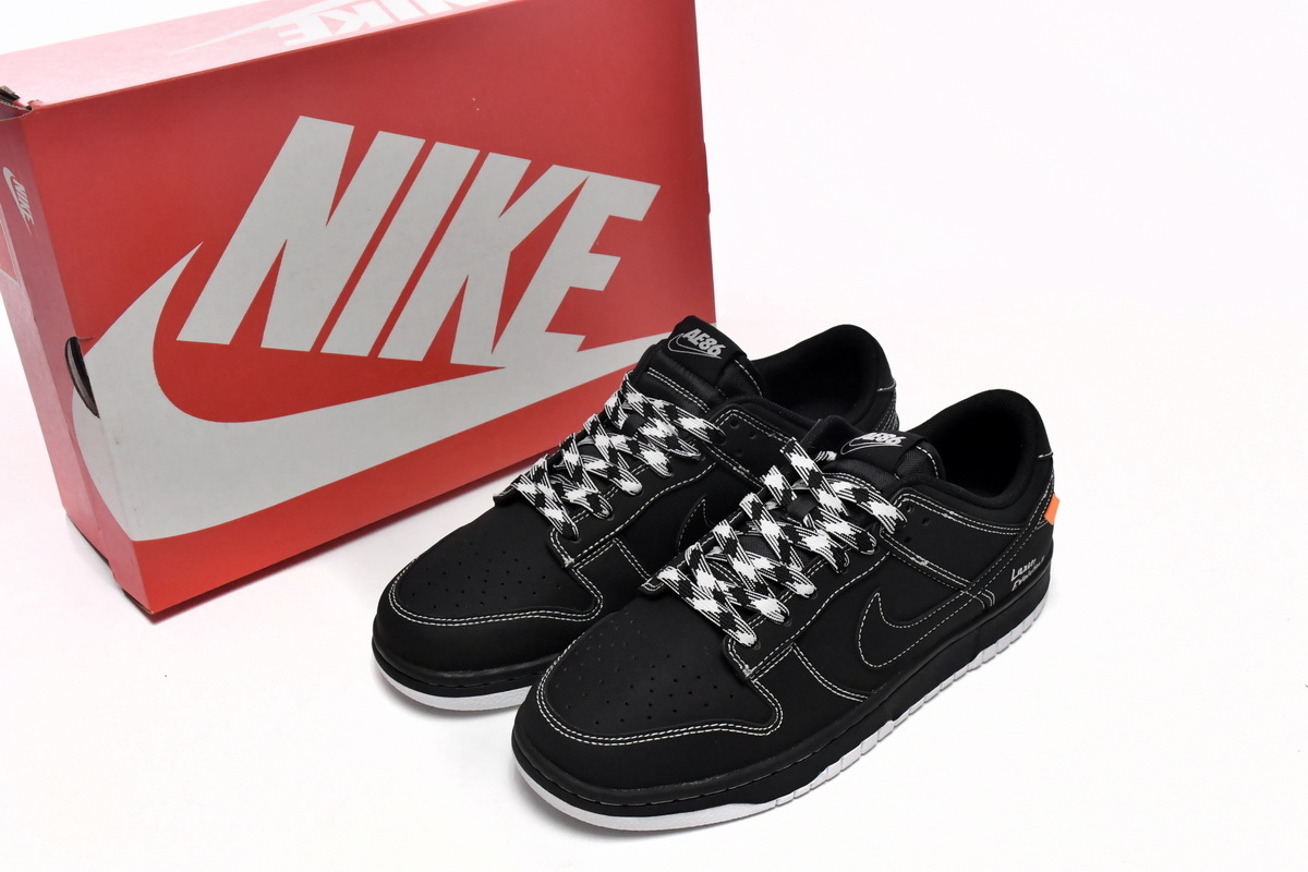 nike dunk Low AE86 Black Brown