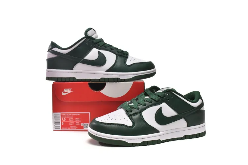 dunk low michigan state