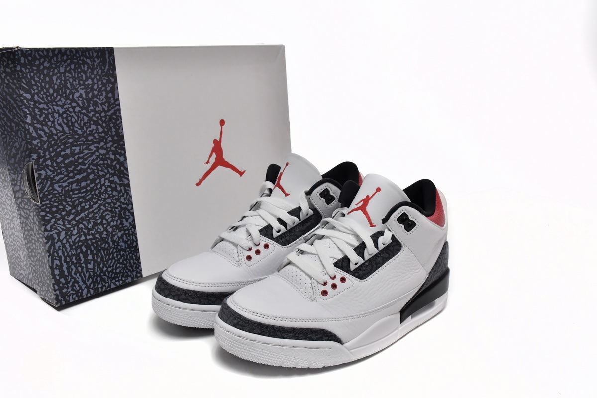 jordan 3 Fire Red fake