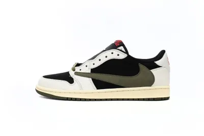 Air Jordan 1 Retro Low OG SP Travis Scott Olive Reps Sneaker DZ4137-106 01