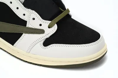 Air Jordan 1 Retro Low OG SP Travis Scott Olive Reps Sneaker DZ4137-106 02