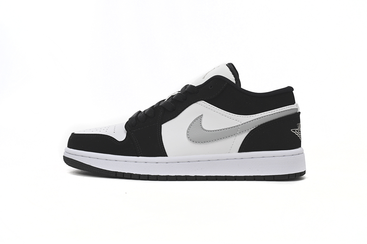 jordan 1 low black white gray