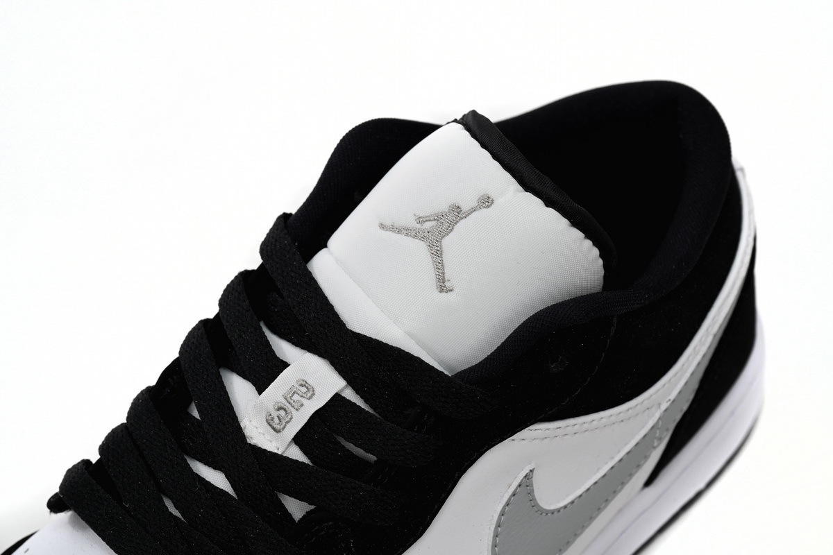 jordan 1 low black gray white