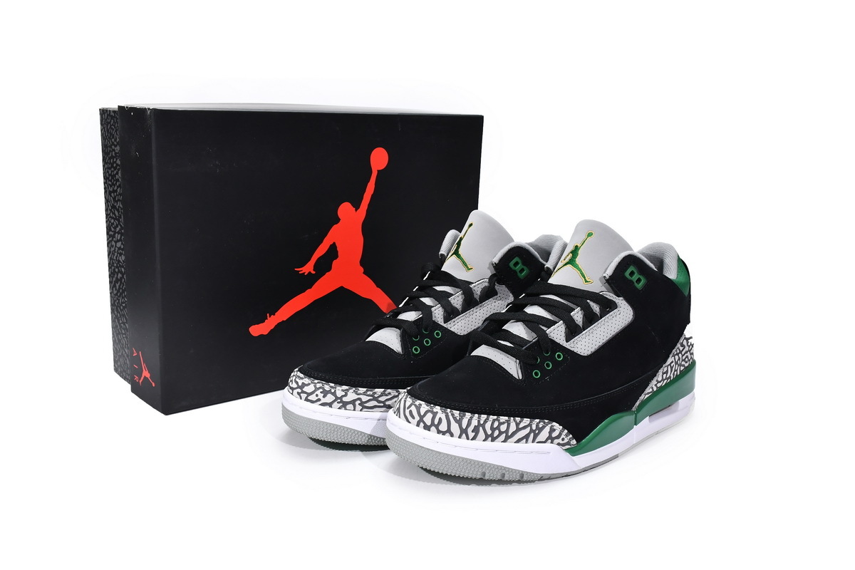  jordan 3 Pine Green fake