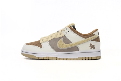 Nike Dunk Low Retro PRM Year of the Rabbit Fossil Stone Reps Sneaker FD4203-211 01
