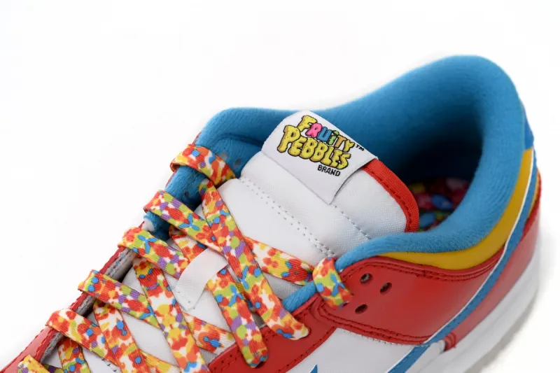 lebron james x fruity pebbles x dunk low