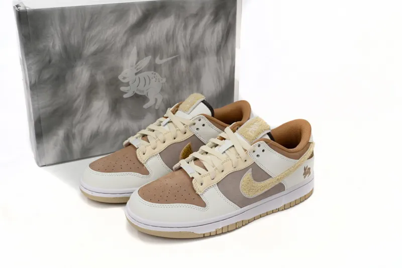 Year of the Rabbit Fossil Stone dunk low