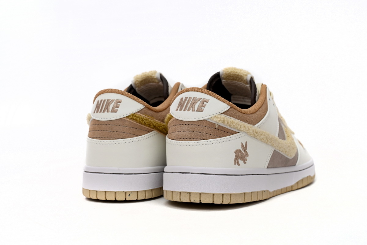  Nike Dunk Low Retro PRM Year of the Rabbit Fossil Stone Reps Sneaker FD4203-211