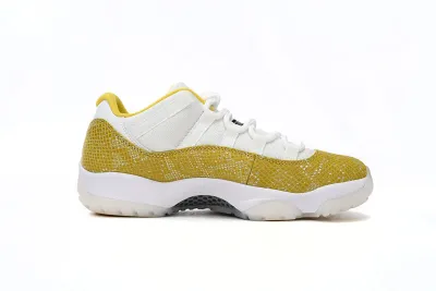 Air Jordan 11 Retro Low Tour Yellow Snakeskin Reps Sneaker AH7860-107  02