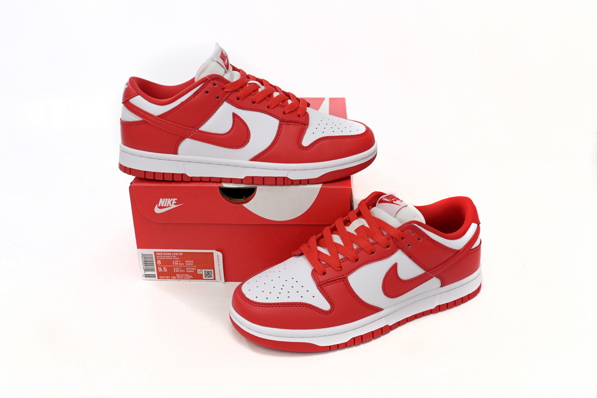 university red dunks