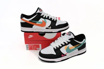 Nike Dunk Low Multiple Swooshes White Washed Teal Reps Sneaker FD4623-131 02