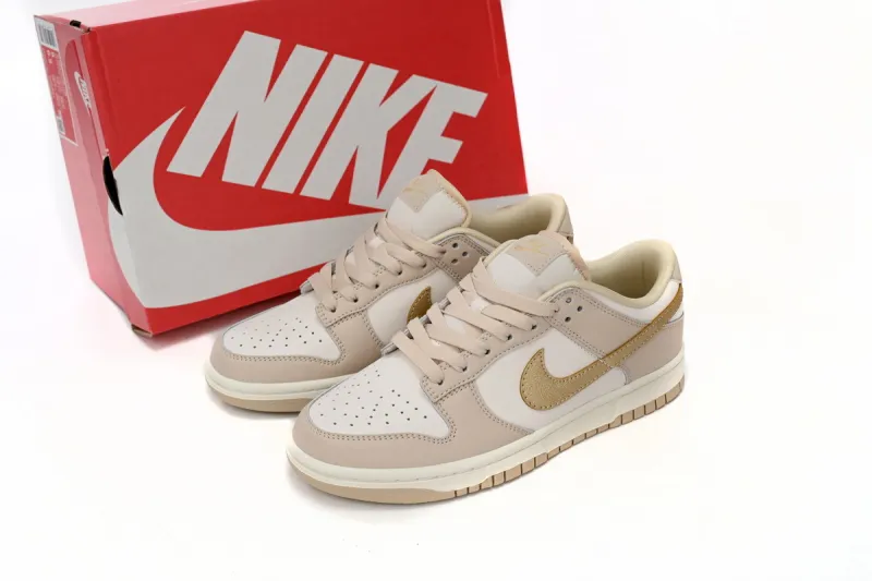 nike Gold Swoosh dunks