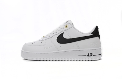 Nike Air Force 1 Low '07 LV8 40th Anniversary White Black Reps Sneaker  DQ7658-100 01