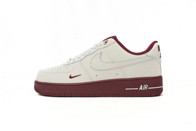 Nike Air Force 1 Low '07 SE 40th Anniversary Edition Sail Team Red Reps Sneaker DQ7582-100 01