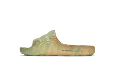 Adidas Adilette 22 Slides Magic Lime St Desert Sand Reps Sneaker GY1597 01