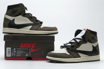 Travis Scott Air Jordan 1 Retro High Mocha Repssneaker CD4487-100 02