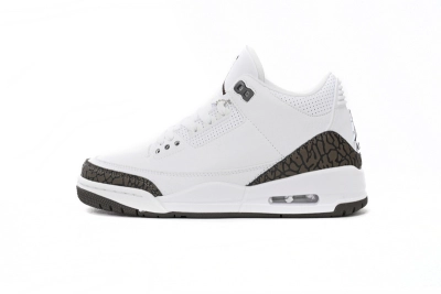  Jordan Retro 3 Mocha Reps Sneaker 136064-122 01