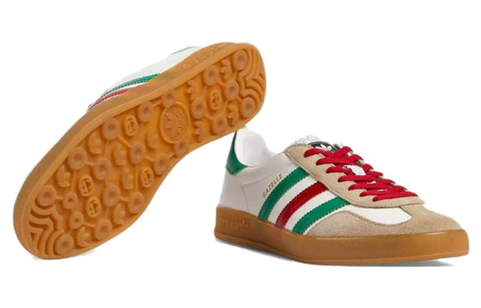 Adidas x Gucci Gazelle White Green Red Reps Sneaker 