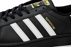 Core Black Cloud White Gold Superstar