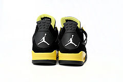 jordan 4 retro black and yellow